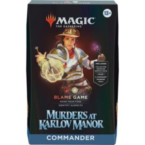 Magic the Gathering Blame Game Murders at karlov manor commander deck